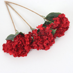 Jessie Artificial Hydrangea <b>Single</b> Stem 45cm Silk <b>Flower</b> Waterproof For Wedding Home Hotel Decoration - Product Image 2