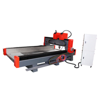 Máquina de Pulir y Cortar Orificios para Fregaderos de Encimera de Mármol y Granito 1325 / Máquina de Grabado y Tallado de Piedra con Router CNC