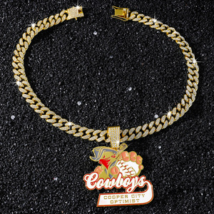 Nouveau Collier Pendentif Lettre Artistique Dessin Animé Mignon Style Hip-Hop pour Homme, Bijoux de Mode Tendance, Vente en Gros 2026 - Product Image 2