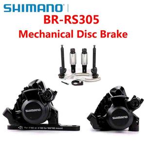 <span class=keywords><strong>Shimano</strong></span> BR RS305 Étrier de frein à disque mécanique Flat Mount pour vélo de route, Plaquette de frein en résine <span class=keywords><strong>L05A</strong></span> avec ailette de refroidissement, Pièces de vélo - Product Image 1