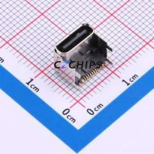 TYPE-611G-T3-5A USB Connector SMD Connector ( Connector Type: Type-C )( Protocol Standard: USB 3.1 )( Gender: Female ) - Product Image 1