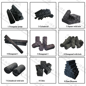 Coquille de noix de coco creuse BBQ charbon de bois bâton briquettes faisant la <span class=keywords><strong>Machine</strong></span> narguilé Shisha charbon Cube presse <span class=keywords><strong>Machine</strong></span> ligne de production - Product Image 5