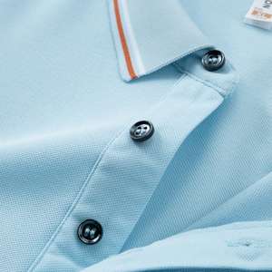 Performance Brodé Personnalisable Logo Brodé Léger 100% Polyester Peu Cher Polo de Golf pour Hommes - Product Image 3