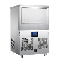 Jayonho Industrial 500kg/24h Flake Machine à glaçons Machine à fruits de mer Affichage Marché aux poissons Compresseur de refroidissement Pompe à eau Forme de cubes 100kg
