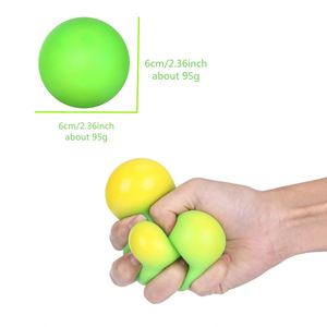 Logo personnalisé EVA multicolore décompression balle anti-stress balle anti-stress doux soulager le stress jouet - Product Image 3