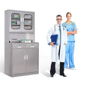 Factory Price Hospital Furniture Medical Metal Medicine Cabinet with Dental Surgical Cabinet