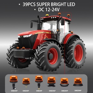 Đèn Hiệu Xoay Màu Hổ Phách Cơ Sở ISO Cho Xe Tải Xe Hơi Giá Xuất Xưởng, Đèn Nhấp Nháy Khẩn Cấp Đèn Hiệu Led Đèn Cảnh Báo - Product Image 3