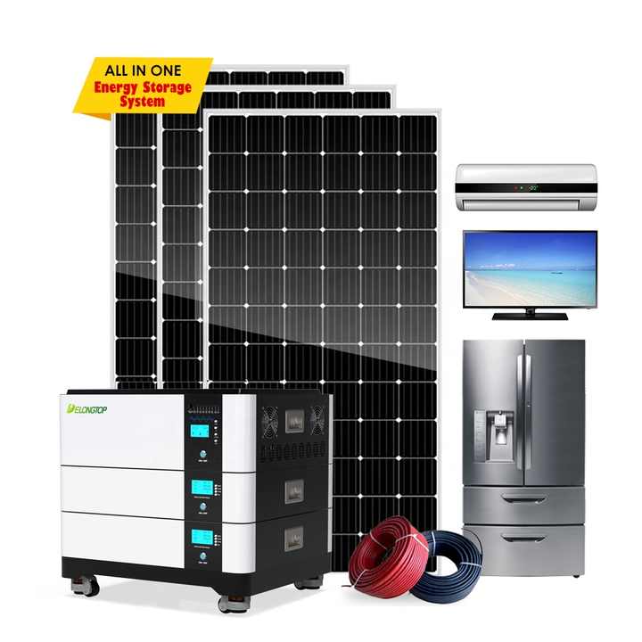 All in One 5KW Inverter 5KWH LiFePO4 Battery 48V 51.2V 100Ah Lithium ...
