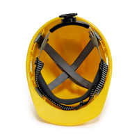 Diseño perforado CE Construcción Casco verde Los cascos de seguridad se pueden instalar con orejeras