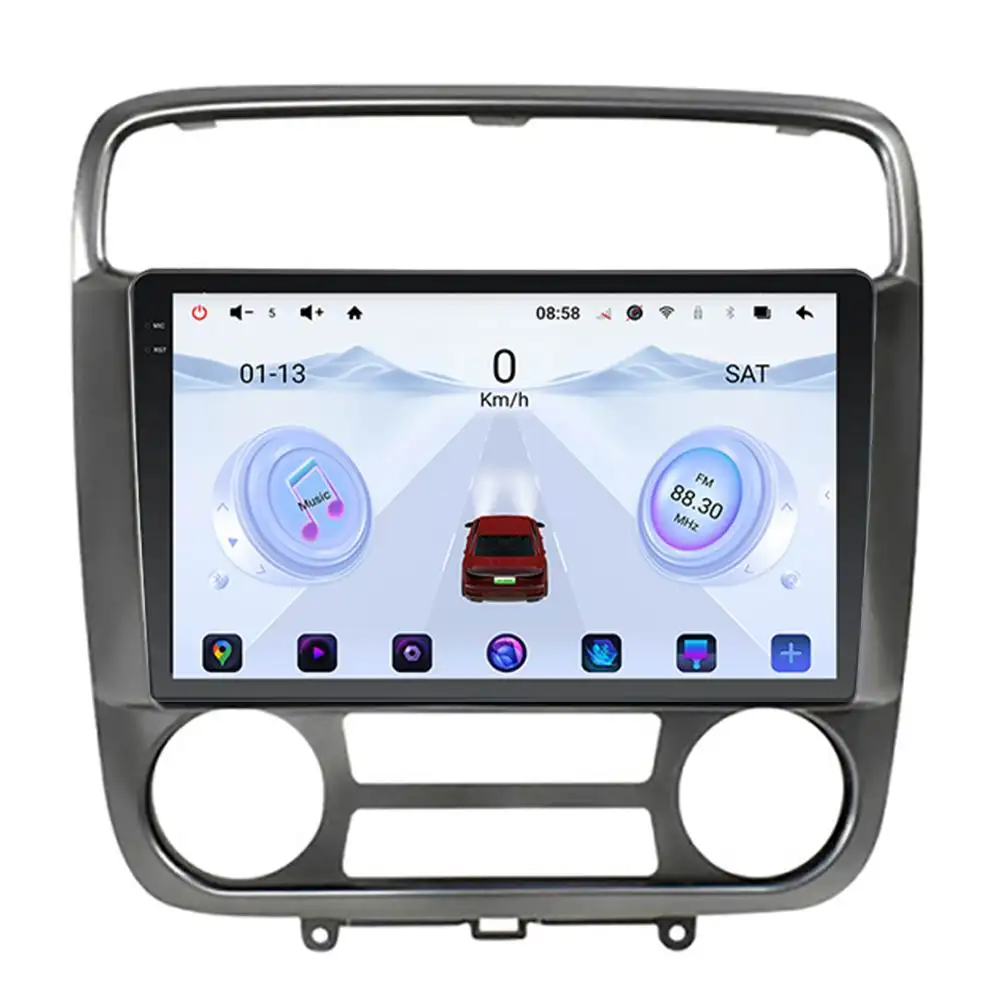 UIS 7870 3D real-time dynamic driving Android 2K Screen For Honda Stream 2000-2006 car dvd player GPS Navigation Carplay