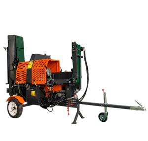 Máquina Cortadora y Rajadora de Troncos Hidráulica Automática de Alta Resistencia para la UE, con Capacidad de 48 cm y Procesador de Leña con Cinta Transportadora para la Industria Forestal - Product Image 3