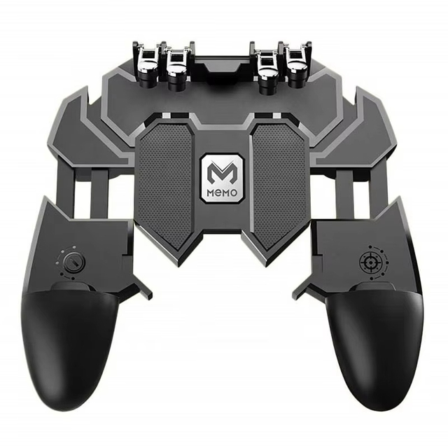 GNLing AK66 Six Finger Wired Gamepad for Android/iOS Mobile with Programmable Buttons L1/R1 Shooter Triggers & Joystick
