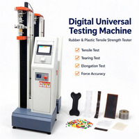 Machine d'essai universelle numérique |   pour les tests de résistance à la traction et au déchirement du caoutchouc et du plastique |   Testeur UTM
