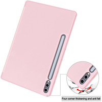 Étui de protection antichoc pour tablette intelligente avec support pliable et porte-stylet pour Samsung Galaxy Tab S11 S10 S9 FE A11 A11 Plus 11 12.4 13