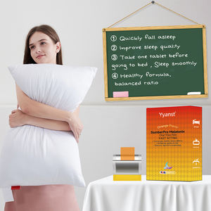Tabletas de Melatonina SlumberPro de Acción Rápida con Sabor a Naranja para Dormir Rápido, Marca Privada para Adultos, Apoyo Inmunológico, Empaque Personalizable - Product Image 2