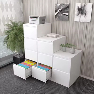 Thép có thể khóa Tủ hồ sơ dọc 2/3/4 ngăn kéo có thể tháo rời lưu trữ tài liệu quan trọng cho các trường học văn phòng bệnh viện - Product Image 2