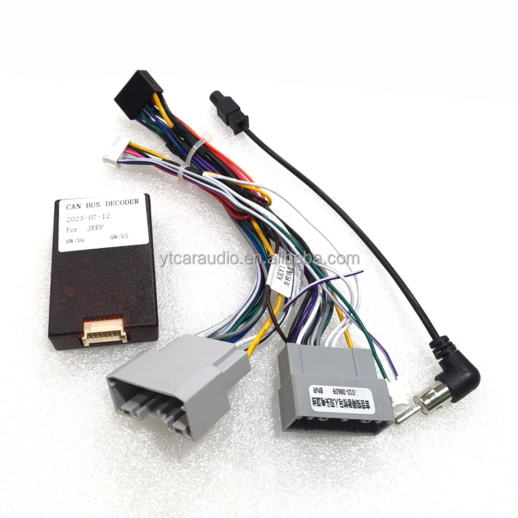 Jeep Wrangler CD radio stereo wiring harness adapter lead ISO Jeep Wrangler CD radio stereo wiring harness adapter lead ISO