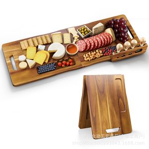 Wooden Foldable Serving <b>Tray</b> Extra <b>Large</b> Multi Functional For Hotel Coffee Tea Snacks - Product Image 3