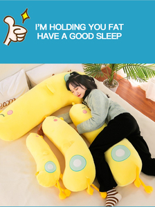 น่ารักตั้งครรภ์อะนิเมะร่างกายหมอนยัดไส้สัตว์ตุ๊กตาไก่สีเหลืองของเล่น - Product Image 2