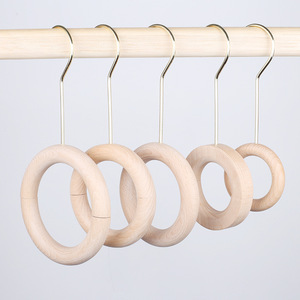 Có thể điều chỉnh vòng móc đồ lót chiếc khăn khăn choàng sử dụng chiếc khăn bằng gỗ móc với nam châm tự nhiên sồi bằng gỗ khăn giá - Product Image 2