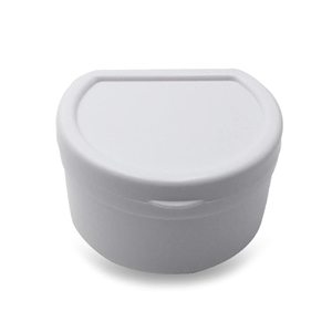 Boîte de trempage pour prothèses dentaires, étui portable anti-fuite, pour <span class=keywords><strong>le</strong></span> nettoyage des appareils de rétention - Product Image 1