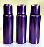 Pigment en paillettes d'aluminium holographique arc-en-ciel métallique violet profond pour revêtement de bouteilles isothermes en acier inoxydable