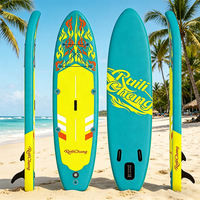 Planche de surf gonflable personnalisée directement de l'usine, planche de paddle gonflable avec tapis de traction pour planche de surf