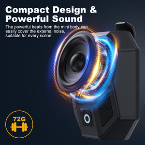 Xách tay IPX5 không thấm nước không dây mini Loa LED được xây dựng trong mic Wearable clip cho tay-miễn phí cuộc gọi bên ngoài trời hoạt động - Product Image 6