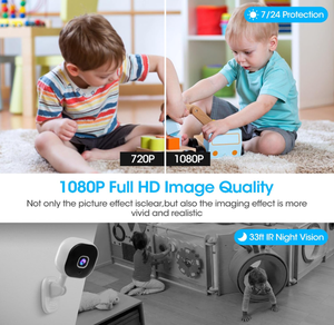 Konka — système de sécurité vidéo intelligent 1080P, sans fil, Wifi, pour l'extérieur, personnalisé en usine - Product Image 5