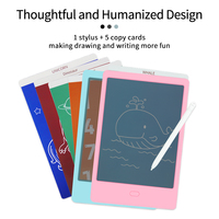 Planche à dessin électronique en gros d'usine Tablette graphique transparente sans papier pour enfants Tablette d'écriture LCD 8.5 pouces avec carte