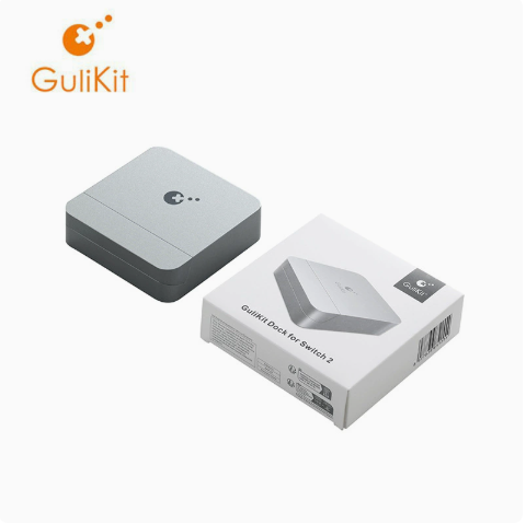 Gulikit NS35 Dock for Nintend Switch 1/2, 4K 60Hz HD Docking Station with PD 100W Fast Charging,Enhanced Cooling for Switch 2