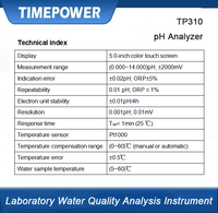 Portable Laboratory pH ORP Water Quality Analyzer Digital pH Meter for Water Testing