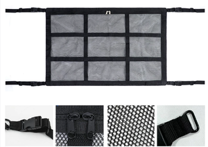 <span class=keywords><strong>Filet</strong></span> <span class=keywords><strong>de</strong></span> chargement <span class=keywords><strong>de</strong></span> <span class=keywords><strong>plafond</strong></span> en polyester pour le stockage des bagages <span class=keywords><strong>de</strong></span> voiture 263x117cm Style d'affaires avec installation facile - Product Image 4
