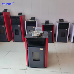 Poêle à granulés de bois à alimentation automatique, chauffage central à air chaud pour la maison et l'intérieur - Product Image 1