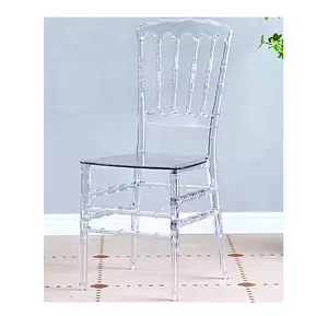 Factory Wholesale Hotel Banquet Plastic Chairs Mariage Wedding Party Transparent Chair For Event