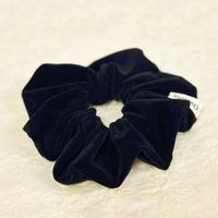 Baru Vintage kain beludru elastis karet rambut ikat rambut warna Solid kualitas tinggi rambut Scrunchies ekor kuda pemegang dasi rambut wanita