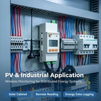Medidor de Energía Inalámbrico Monofásico AC Acrel ADW310-HJ-D16-4GHW IoT con Interfaz DI/DO para Sistema de Distribución de Energía