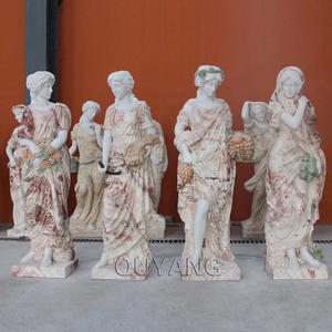 Feng shuang-statue d'ange féminin, décoration extérieure, célèbre pierre de dieu grecque ancienne, Sculpture de jardin en marbre, déesse quatre saisons - Product Image 5