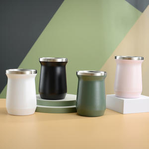 BORGE Personnalisé 10oz Double Paroi En Acier Inoxydable Flacon À Vide Isolé <span class=keywords><strong>Argentine</strong></span> Yerba Thé Mate Gourde Tasse Mate Thé Tasse - Product Image 3