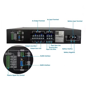 Rack Mount 24V 2000va Industriële Kwaliteit Generator Omvormer Voor Telecommunicatie Apparatuur Kamer