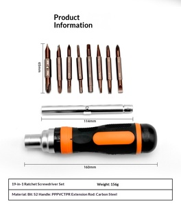 19 in 1 <b>Ratchet</b> Screwdriver Kit Multifunctional Household Repair Hand <b>Tool</b> - Product Image 2