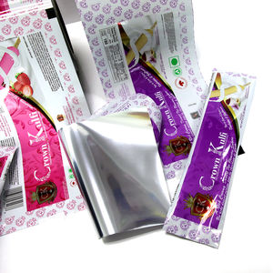 Rouleau de film laminé métallique en feuille d'aluminium imprimé personnalisé Sac d'emballage en plastique pour crème glacée et croustilles de pomme de terre Stock en rouleau - Product Image 4