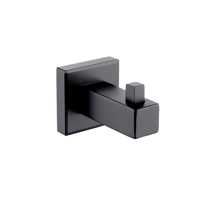 Matt Black Square Clothes Holder Towel
