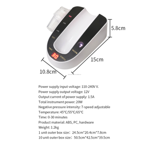 Masajeador Gua Sha con Calor, Herramienta de Raspado para Lifting Facial con Vibración, Terapia de Meridianos Infrarrojos, Masajeador Corporal - Product Image 4