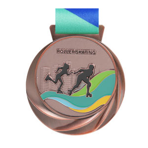 Médailles et trophées <span class=keywords><strong>de</strong></span> sport <span class=keywords><strong>de</strong></span> patinage en laiton à conception gratuite, médailles <span class=keywords><strong>de</strong></span> sport en alliage <span class=keywords><strong>de</strong></span> zinc personnalisées pour les <span class=keywords><strong>jeux</strong></span> <span class=keywords><strong>de</strong></span> patinage - Product Image 4