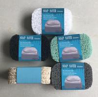 Support antidérapant pour savon de douche et éponge de cuisine/salle de bain, avec plateau de séchage rapide et économiseur de savon auto-drainant