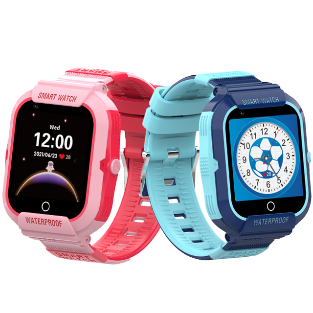 4G WiFi Android & IOS Compatible Kids Smartwatch with GPS Tracking IP67 Waterproof SIM Card Anti-Lost Features DF69 Model