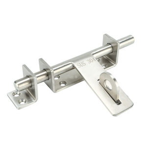 Pestillo de Puerta Zhan Han de Acero Inoxidable 304, Superficie Cepillada, Resistente, para Puertas de Madera - Product Image 3