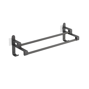 <span class=keywords><strong>Toallero</strong></span> Simple sin perforaciones montado en la pared <span class=keywords><strong>de</strong></span> doble varilla para ducha, baño, <span class=keywords><strong>toallero</strong></span> multifuncional, estante <span class=keywords><strong>de</strong></span> almacenamiento detrás <span class=keywords><strong>de</strong></span> la puerta <span class=keywords><strong>de</strong></span> la cocina - Product Image 4