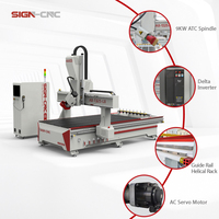 Machine de gravure sur bois CNC 4 axes avec certificat CE et service après-vente de 2 ans, routeur CNC ATC 1325